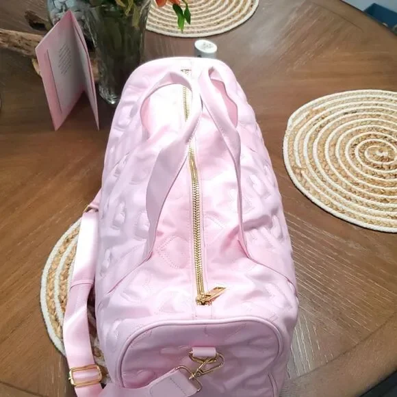 Stoney Clover Lane x Target Pink Heart Duffle Weekender Bag - Picture 5 of 8